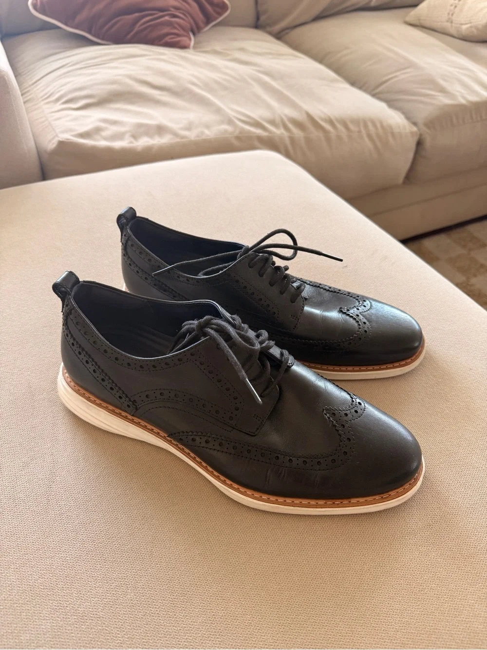 Men’s Cole Haan Black Leather Original Grand Evolution Oxford
